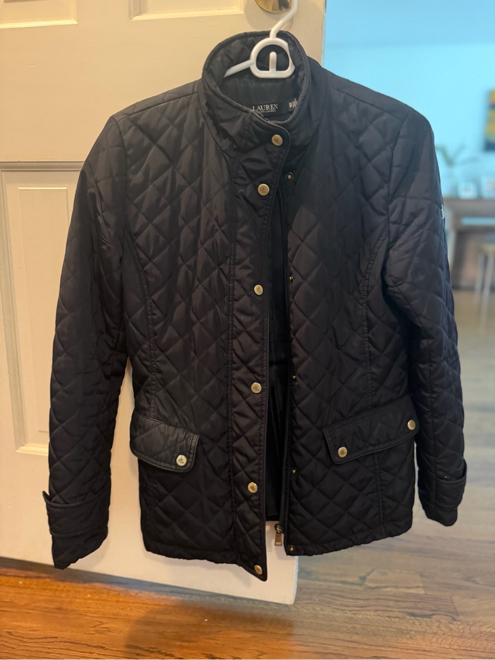 Ralph Lauren Quilted Black Lightweight Jacket